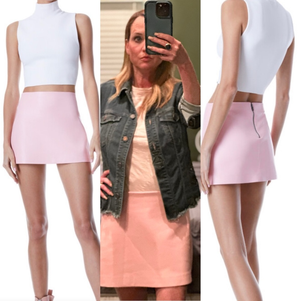 Alice + Olivia Rubi Vegan Skirt